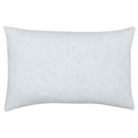 100% Linen XL Rectangular Cushion Cover in Pearl White