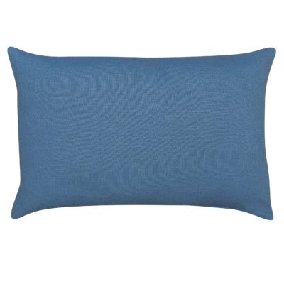 100% Linen XL Rectangular Cushion Cover in Denim
