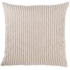Cream and Grey Nautical Ticking Extra-Large Cushion