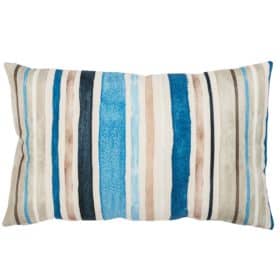 Watercolour Ocean Stripe XL Rectangular Cushion