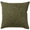 Classic Herringbone Tweed Cushion in Vintage Green