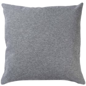 Classic Herringbone Tweed Extra-Large Cushion in Stone Grey