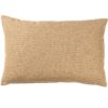 Classic Herringbone Tweed XL Rectangular Cushion in Straw Yellow