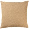 Classic Herringbone Tweed Extra-Large Cushion in Straw Yellow