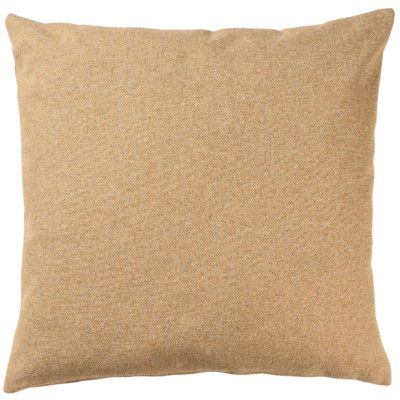 Classic Herringbone Tweed Extra-Large Cushion in Straw Yellow