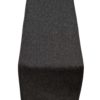 Classic Herringbone Tweed Table Runner in Charcoal