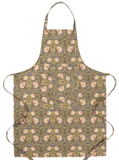 William Morris Pimpernel Grey Apron