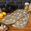 William Morris Pimpernel Grey Oven Gloves