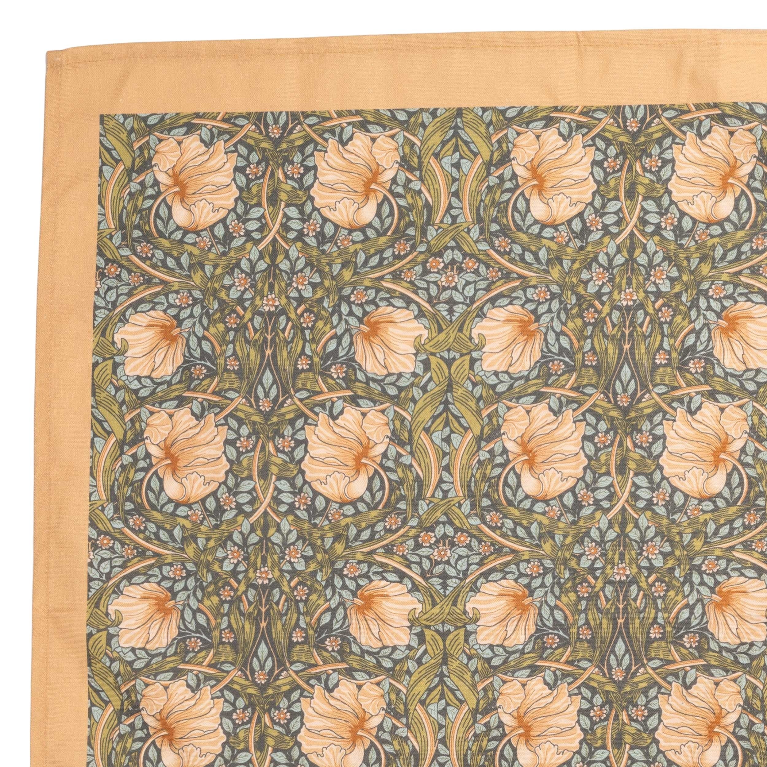William Morris Pimpernel Grey Tea Towel
