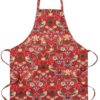 William Morris Strawberry Thief Wine Red Apron