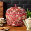 William Morris Strawberry Thief Wine Red Tea Cosy