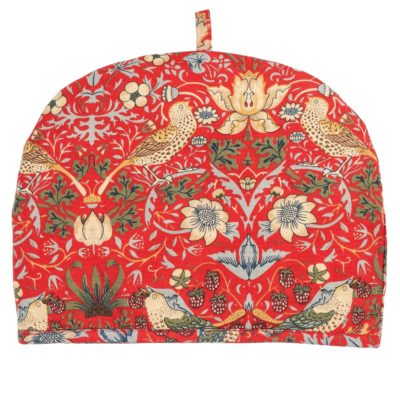 William Morris Strawberry Thief Wine Red Tea Cosy