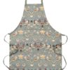 William Morris Strawberry Thief Duck Egg Blue Apron