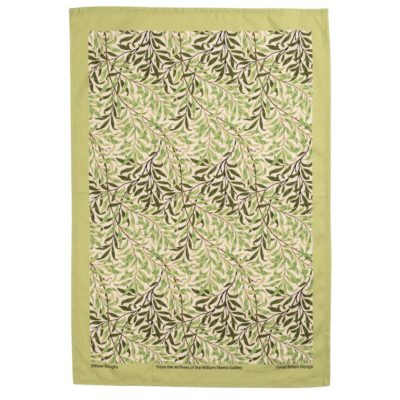 William Morris Willow Moss Tea Towel