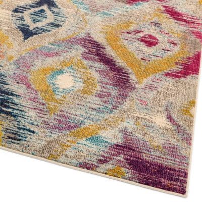 Ikat Rug in Multi