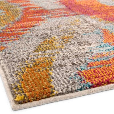Ikat Rug in Multi