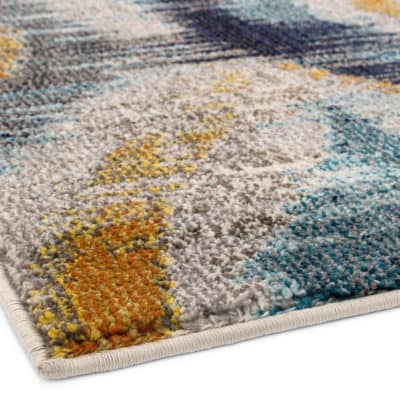 Ikat Rug in Blue