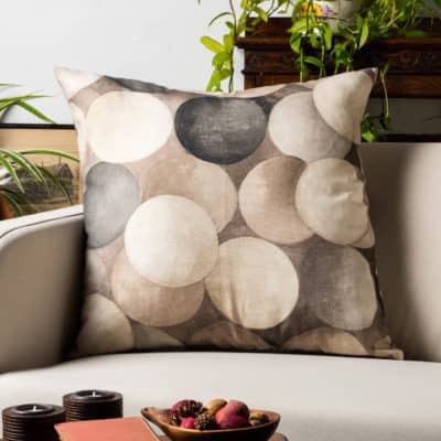 Zen Pebbles Extra-Large Cushion Cover in Natural