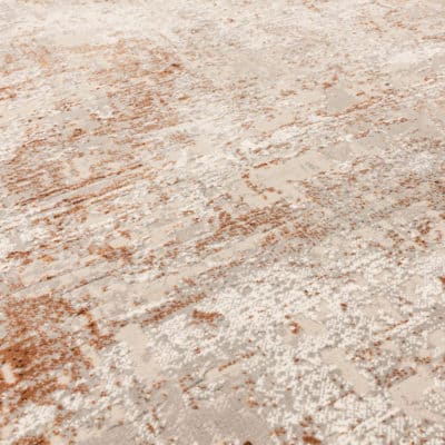 Vintage Border Rug in Terracotta