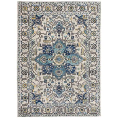 Traditional Persian Rug in Blue