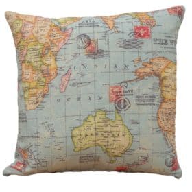 Atlas Cushion in Duck Egg Blue