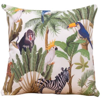 Cartoon Jungle Animals Cushion