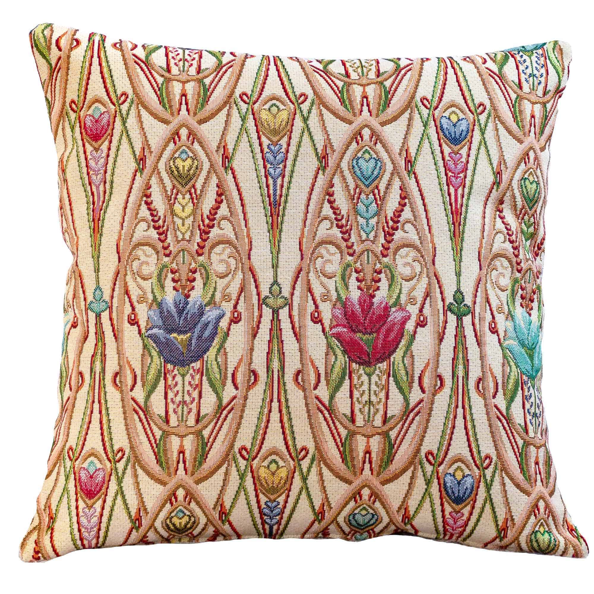 Classic Mackintosh Art Deco Tapestry Cushion Linen Loft Classic Mackintosh Art Deco Tapestry Cushion Linen Loft