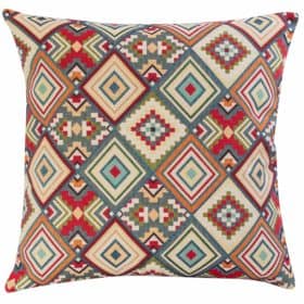 Extra Large Aztec Geometric Tapestry Cushion