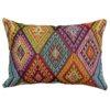 Kilim Weave Rainbow Boudoir Cushion