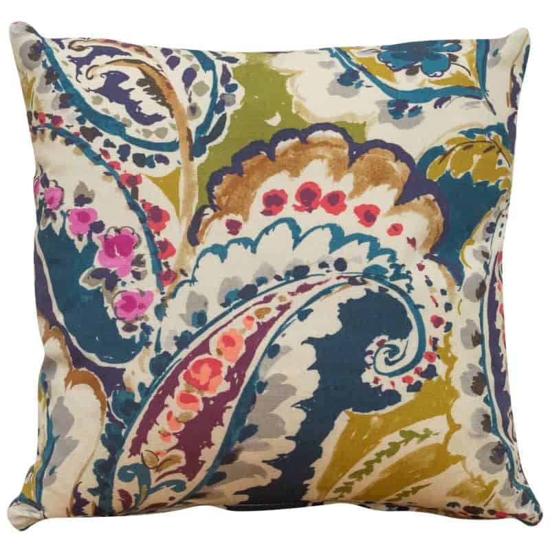 Persian Paisley Print Cushion