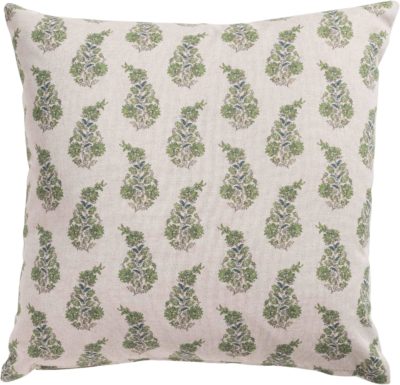 Willowmere Sprig Cushion in Sage Green