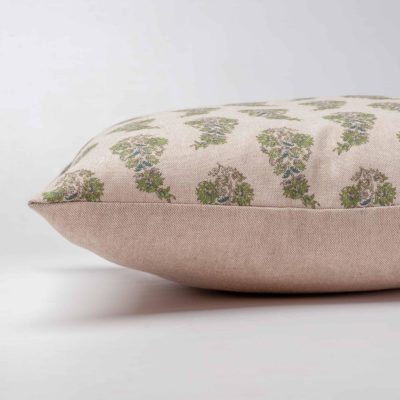 Willowmere Sprig Cushion in Sage Green