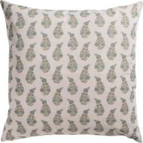 Willowmere Sprig Extra-Large Cushion in Duck Egg Blue