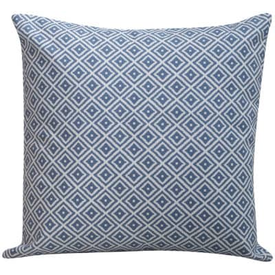 Scandi Ikat Cushion in Denim