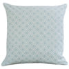 Scandi Ikat Cushion Duck Egg Blue