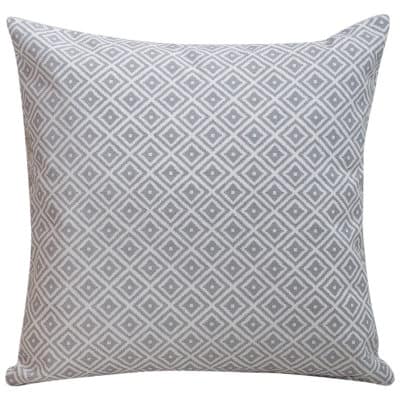 Scandi Ikat Cushion in Grey