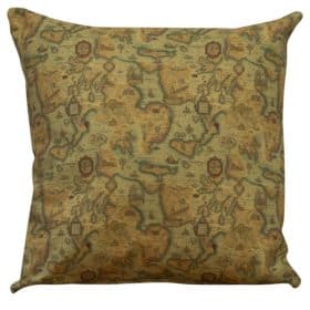 Vintage Treasure Map Cushion