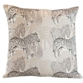 Jacquard Zebra Safari Cushion