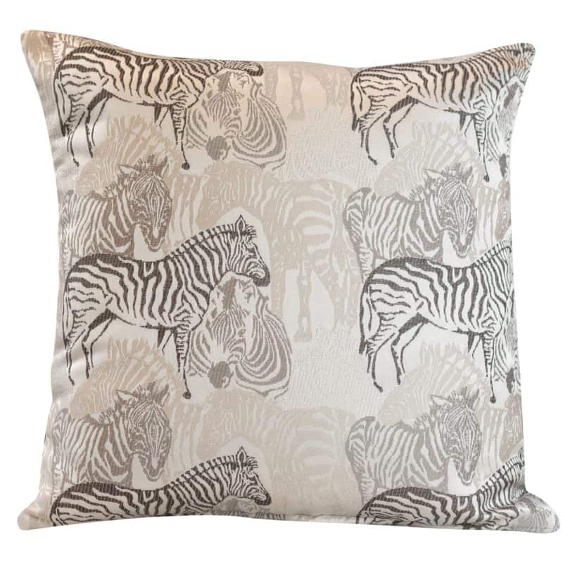 Zebra Jacquard Safari Cushion